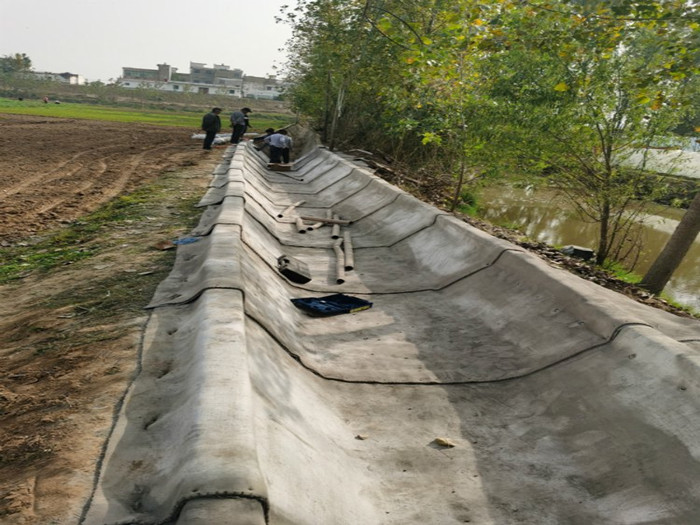 水泥毯鋪設施工細節處理