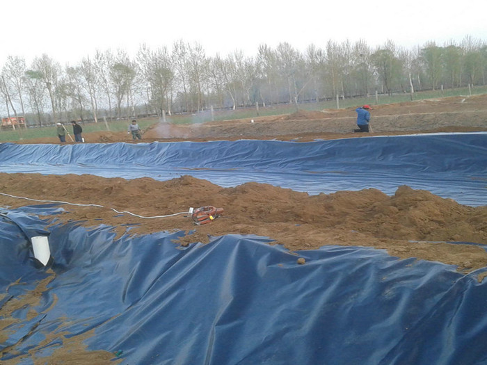 土工膜防滲施工流程